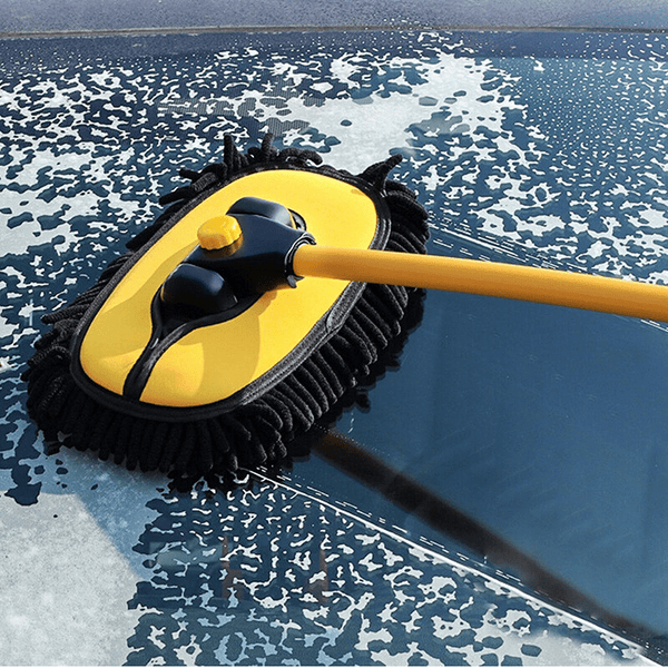 Car Wash Brush, Cleaning Mop, Auto Detailing Kit, long handle vehicle cleaning tool with sponge
