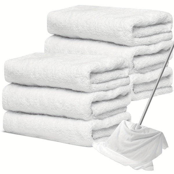 6pcs Of Oversized Microfiber Cleaning Cloths, 30 Inches X 20 Inches, Washable And Reusable