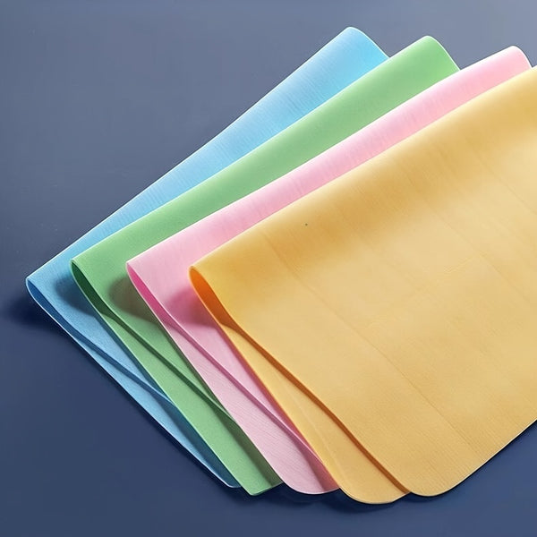 6-Pack Premium Shammy Cloths, Absorbent Microfiber Towels for Car Drying & Daily Cleaning