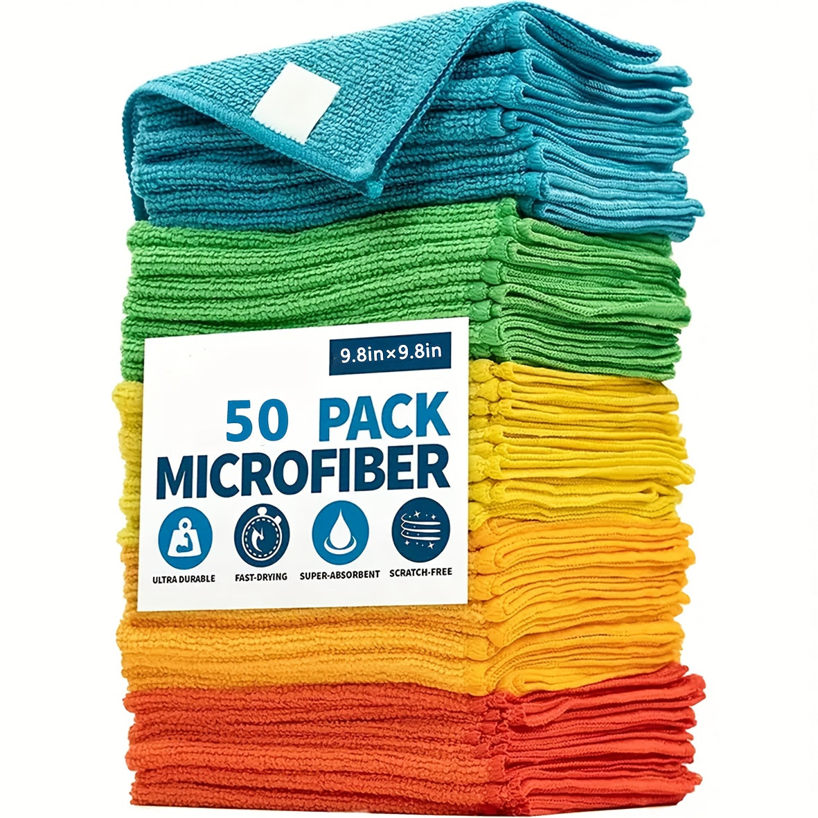 UltraSoft Microfiber UltraSoft Microfiber Cleaning Cloths | Reusable, Durable & Absorbent | Household