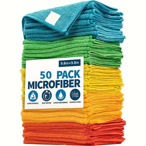 UltraSoft Microfiber UltraSoft Microfiber Cleaning Cloths | Reusable, Durable & Absorbent | Household