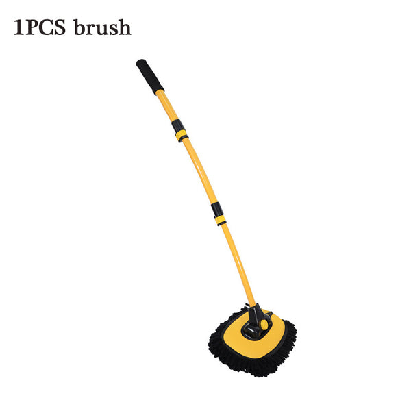 EAFC Car Wash Brush Mop with Long Handle, Replaceable Microfiber Brush Head