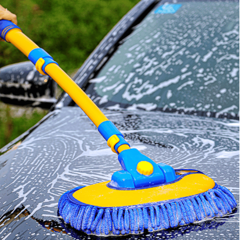 Upgraded Three-Section Multi-Angle Bendable Durable Telescopic Car Wash Brush