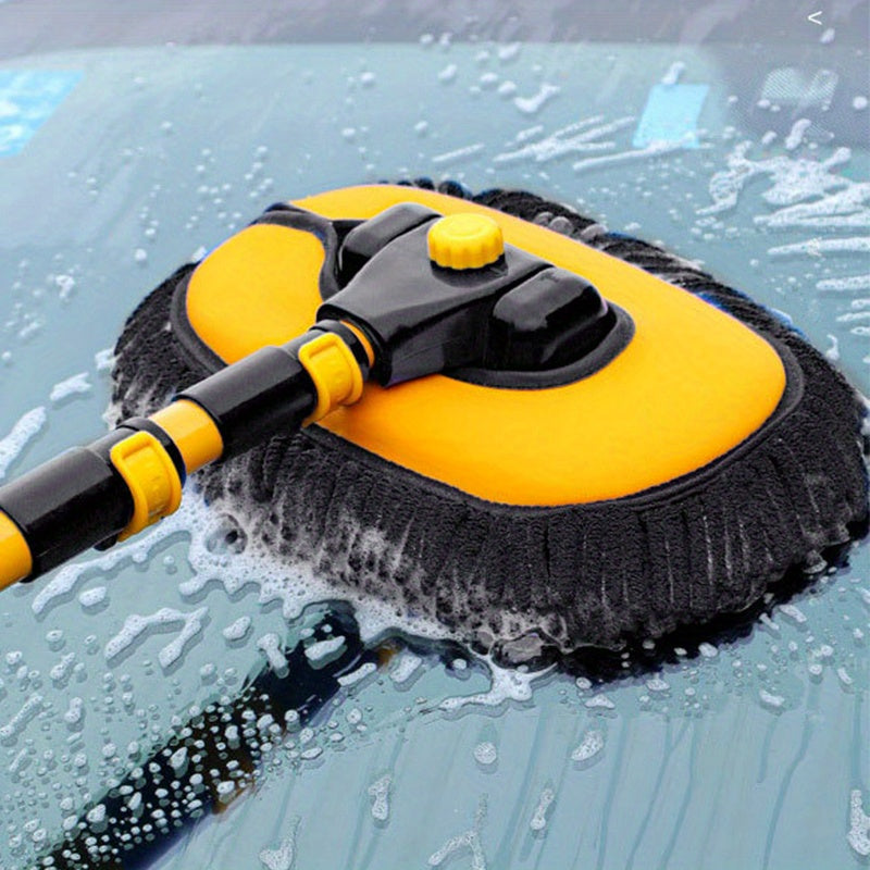 Upgraded Three-Section Multi-Angle Bendable Durable Telescopic Car Wash Brush