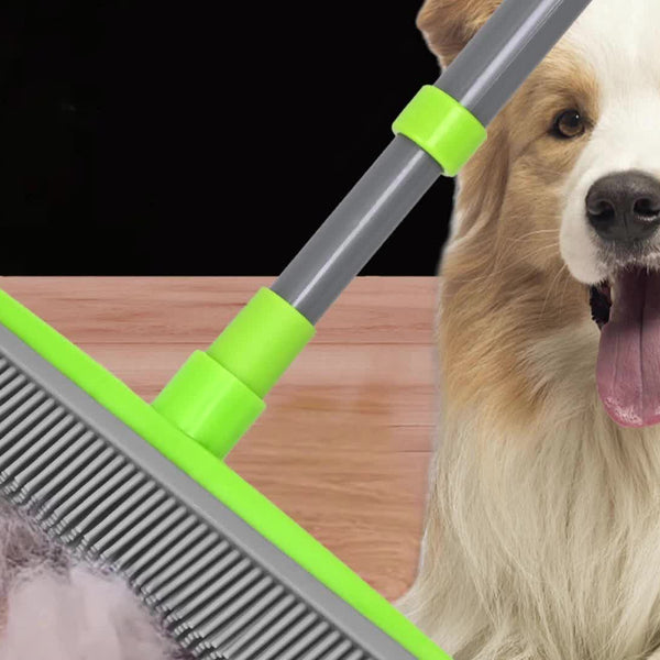 Floor Hair broom Dust Scraper & Pet rubber Brush Carpet carpet cleaner