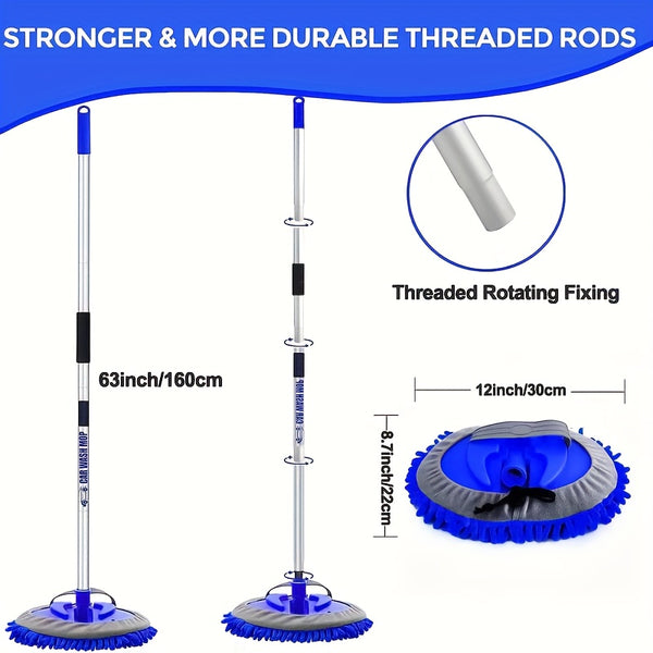 Extendable Car Wash Brush Mop - 63\