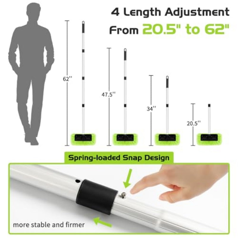 Ordenado 62 Car Wash Brush with Long Handle Soft Bristle Car Cleaning Brush Supplies