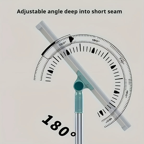 Multi-Functional Broom, Shower Scraper, Floor Rubber Scraper Broom, Cleaner Anti-Slip Grip