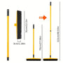 Multi-Functional Cleaning Set: Floor Broom + Pet Rubber Brush + Hand-Free Mop