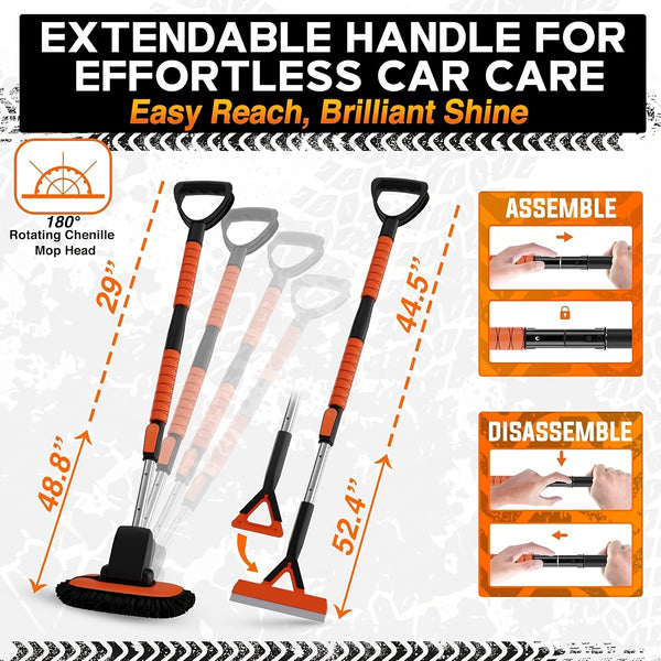 Premium Car Wash Detailing Kit with 48.8\