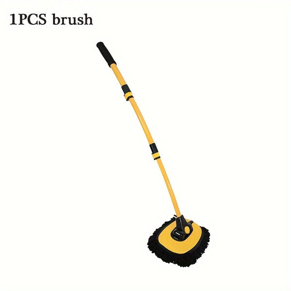 Adjustable Long Handle Vehicle Wash Brush with Extendable Cleaning Mop And Rotating Head