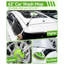 62 Car Wash Brush Kit with Long Handle, Microfiber Car Wash Mop