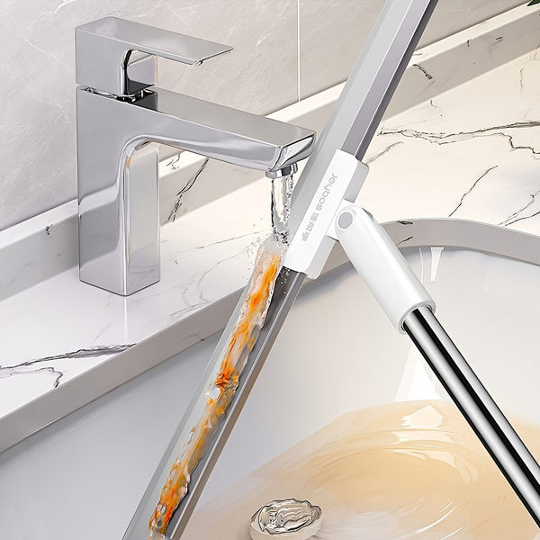 Magic Broom with Squeegee-40cm Large Head Rubber Squeegee for Floor