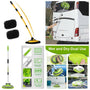 62 inch Microfiber Car Wash Brush Mop Kit Mitt Sponge with Long Handle