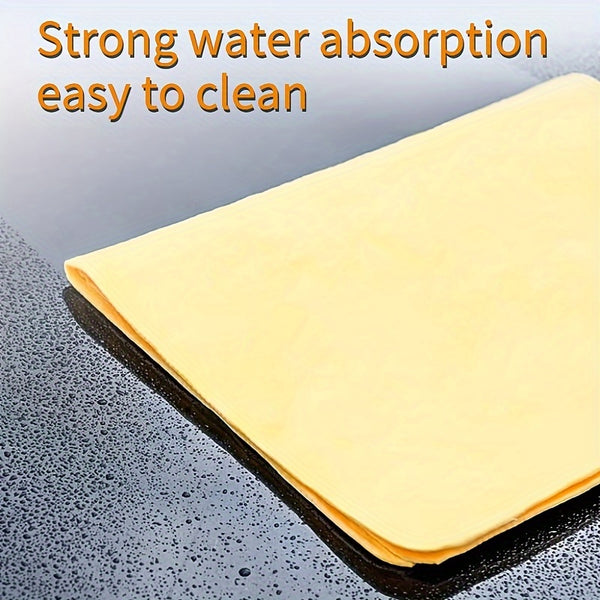 6-Pack Premium Shammy Cloths, Absorbent Microfiber Towels for Car Drying & Daily Cleaning