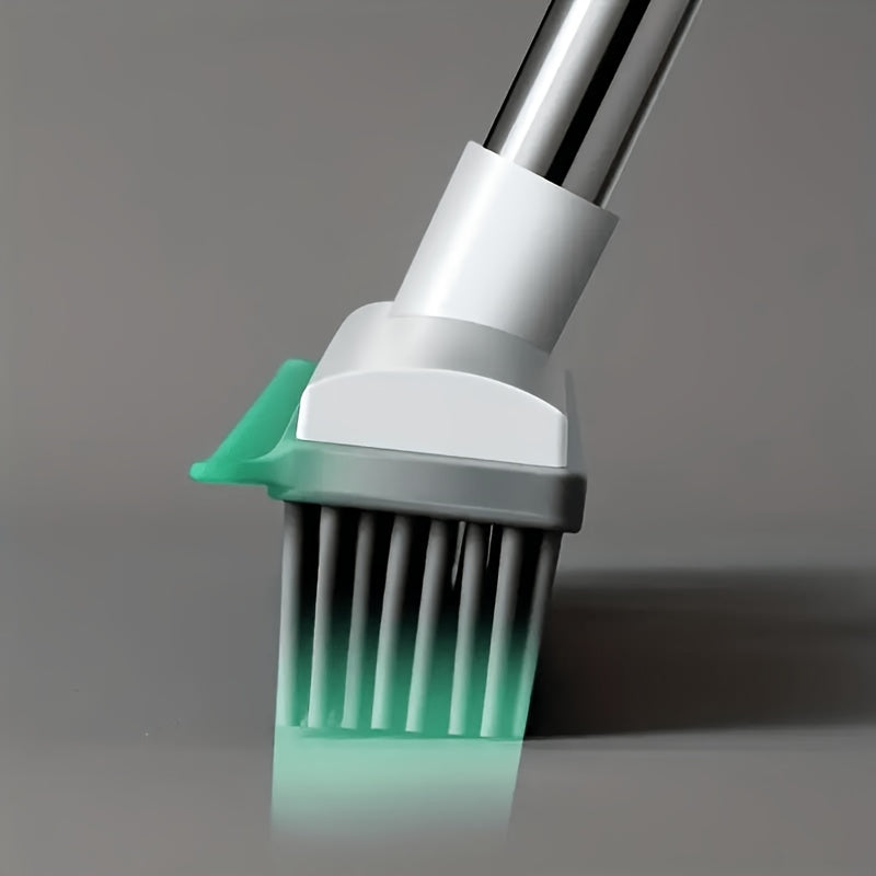 Pet Hair Removal Broom with Rubber Brush & Squeegee - Carpet Groomer for Floor Cleaning