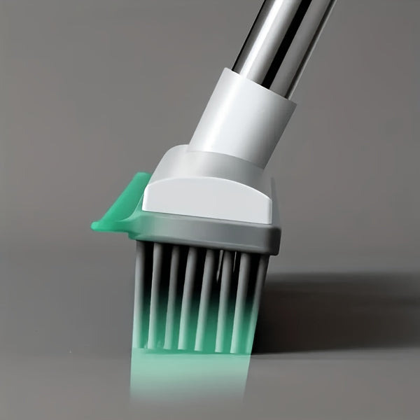 Pet Hair Removal Broom with Rubber Brush & Squeegee - Carpet Groomer for Floor Cleaning