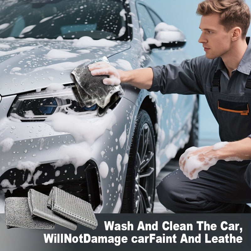 11+1pc Car Cleaning Kit with 11pcs Microfiber Cleaning Cloths