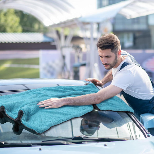 2-Pack Microfiber Car Drying Towels, 1300 GSM Double Twisted Loop, Extra Large 24\