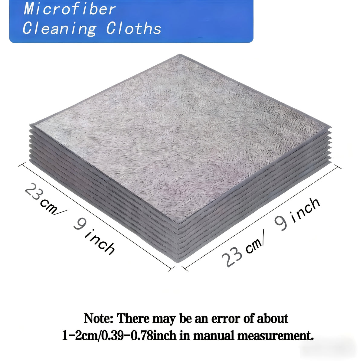 Microfiber Cleaning Cloths 50pcs Gray Microfiber Cleaning Cloths - Super Absorbent