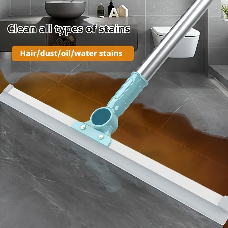 Multi-Functional Broom, Shower Scraper, Floor Rubber Scraper Broom, Cleaner Anti-Slip Grip