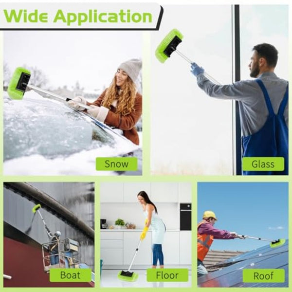 Ordenado 62 Car Wash Brush with Long Handle Soft Bristle Car Cleaning Brush Supplies