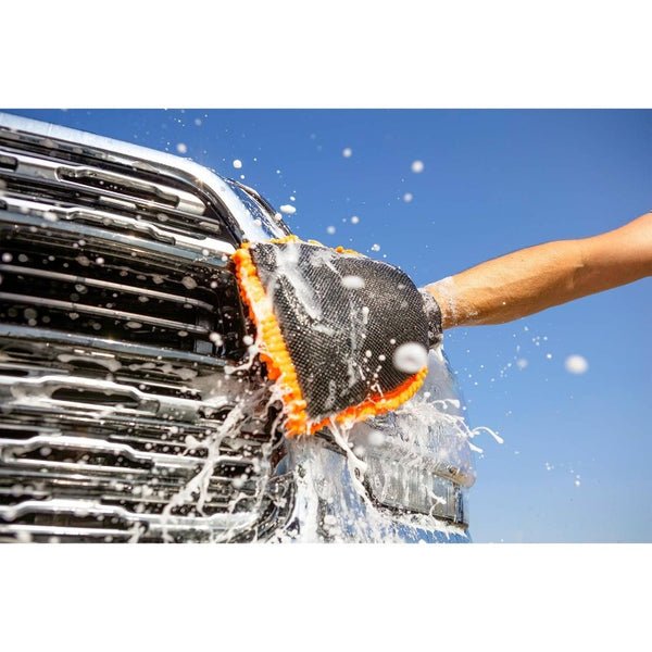 Car RV Wash Brush Kit | 48-144 Long Extendable Handle with Microfiber Car Mop, Soft Brush