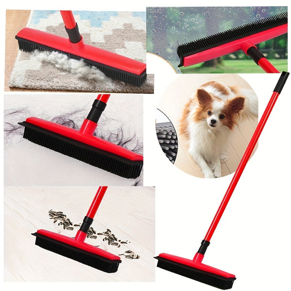 Floor Hair broom Dust Scraper & Pet rubber Brush Carpet carpet cleaner Sweeper No Hand Wash Mop Clean Wipe Window tool