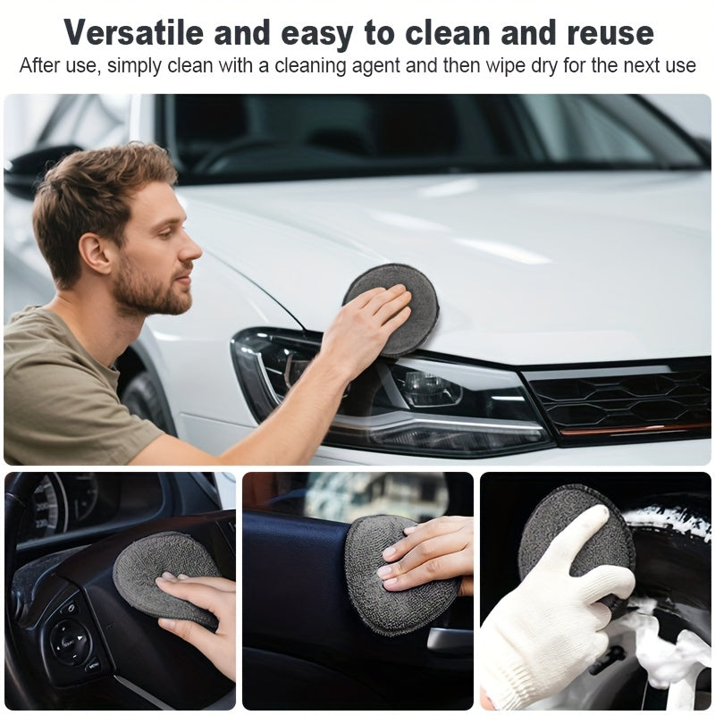 11+1pc Car Cleaning Kit with 11pcs Microfiber Cleaning Cloths