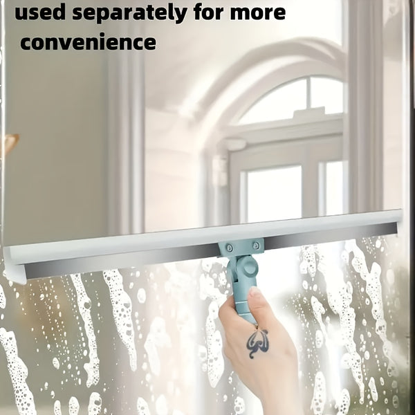 Multi-Functional Broom, Shower Scraper, Floor Rubber Scraper Broom, Cleaner Anti-Slip Grip