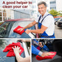 30pcs Edgeless Microfiber Plush Towels for Cars Detailing Drying Wash Polishing Absorbent Cleaning Cloths