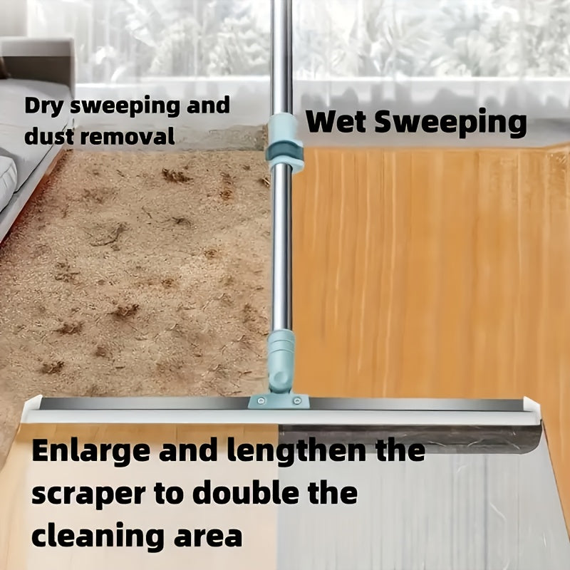 Multi-Functional Broom, Shower Scraper, Floor Rubber Scraper Broom, Cleaner Anti-Slip Grip