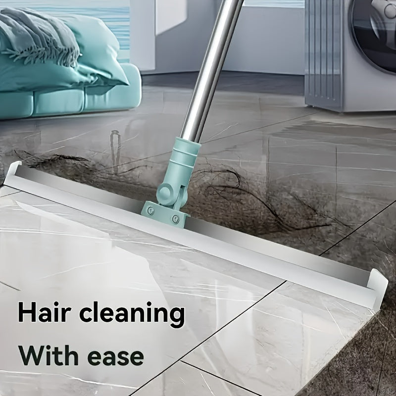 Multi-Functional Broom, Shower Scraper, Floor Rubber Scraper Broom, Cleaner Anti-Slip Grip